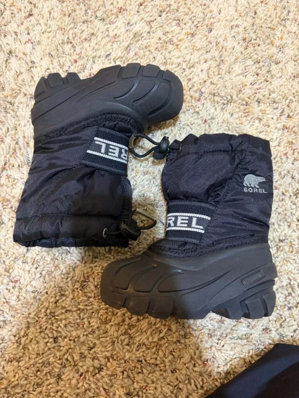 Sorel Youth Cub Kids Winter Snowboots Snow Boots Black
